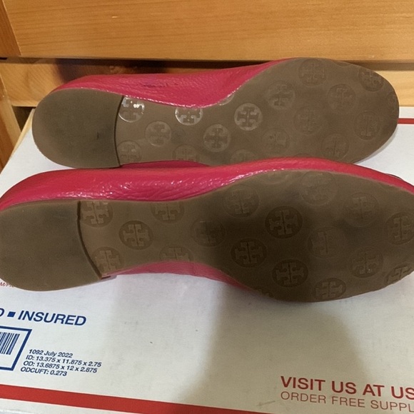 Dark pink Tory Burch leather flats - Picture 5 of 6